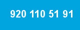 920 110 51 91